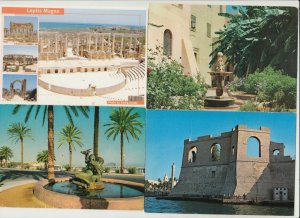 LIBYA LIBYE INCL. POSTALLY USED 32 CARTES POSTALES (mostly 1960-2000 period)