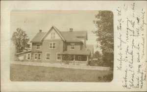 Home - Mavern PA Cancel c1906 Real Photo Postcard