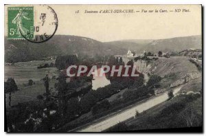 Surroundings Old Postcard Arcy sur Cure View Cure