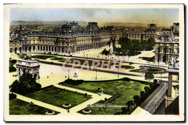 Old Postcard Paris Le Carrousel