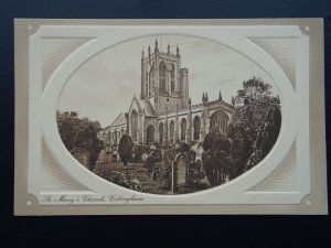 East Riding of Yorkshire COTTINGHAM 2 x St Mary's Church - Old Postcard