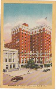 South Carolina Greenville Poinsett Hotel and County Court House Dexter Press