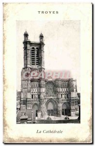 Troyes Cathedral Old Postcard