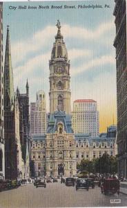 Pennsylvania Philadelphia City Hall From North Broad Street