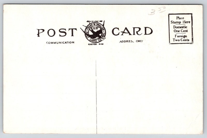 Claremont NH~Hotel Moody Block~Hardware~Boots~Tailor~EA Noyes Store~c1910 PC