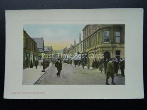 Scotland DUNOON Argyle Street c1906 Postcard by The Art Pub Co.