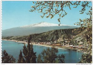 RP, Panorama With The Coast Giardini Gardens, TAORMINA (Sicily), Italy, 192...