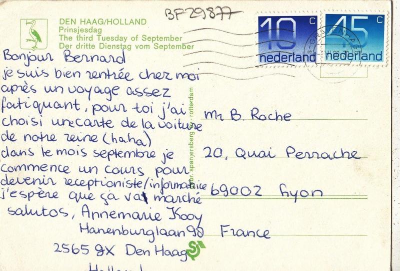 BF29877 den haag prinsjesdag  netherland front/back image