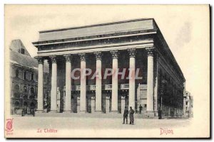 Old Postcard The Theater Dijon
