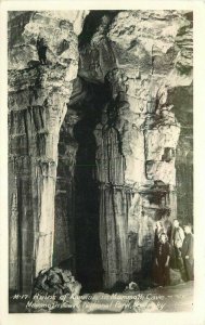 Cave Ruins Karnack Mammoth Cave Kentucky1950s RPPC Photo Postcard 20-6113