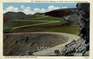 Tundra Curves, Trail Ridge Road - Rocky Mountain National Park, Colorado CO