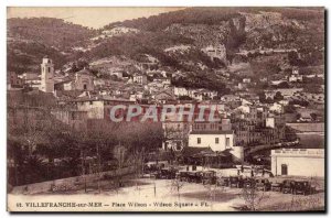 Villefranche sur Mer - Wilson Square - Old Postcard