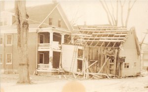 G42/ Montpelier Vermont RPPC Postcard c1920s Flood Disaster Homes 2