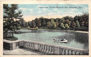 Lagoon From Pavilion Humboldt Park - Milwaukee, Wisconsin WI  