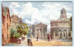 Tuck Oilette PICTURESQUE OXFORD ~ BROAD STREET Theatre Wimbush c1910s Postcard