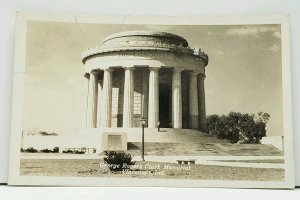 Vincennes Indiana George Rogers Clark Memorial RPPC Real Photo Postcard J4