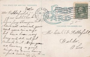 J76/ Cleveland Ohio Postcard c1910 Loading Ore Ship Cuyahoga River 45