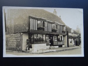 Sussex ALFRISTON The Star Inn c1930's RP Postcard by Stafford