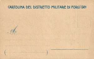 Italy Distretto Militare Di 56 Forli Vintage Postcard 04.42