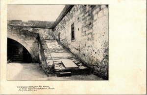 Old Coquina Stairway, Fort Mation, St Augustine FL UDB Vintage Postcard J53