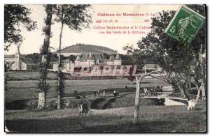 Chateau de Mesnieres - Saint Amador Hill and the Chateau Cows - Old Postcard