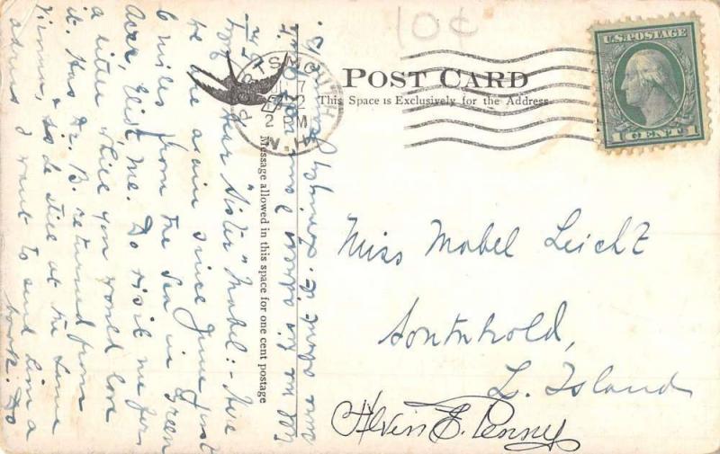 South Eliot Maine Piscataqua River Waterfront Antique Postcard K85178