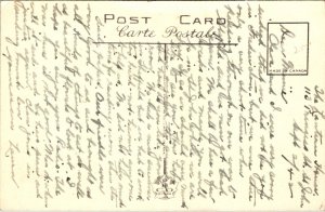 VINTAGE POSTCARD CHATEAU LAURIER SCENE AT OTTAWA CANADA