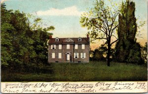 Vtg 1907 Home Historical Residence Caesar Rodney Wilmington Delaware DE Postcard