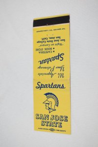 Spartans San Jose State California 1962 Football 20 Front Strike Matchbook Cover