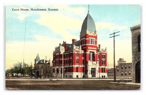 Postcard Court House Hutchinson Kansas