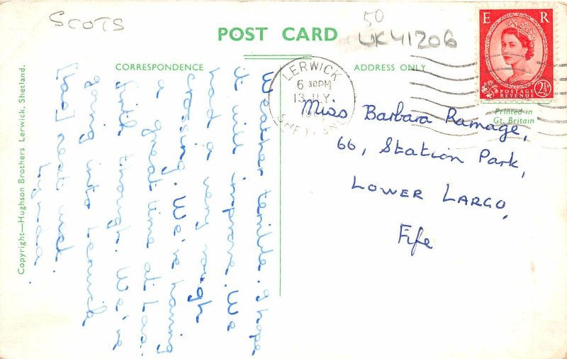 uk41206 lerwick shetland scotland  uk ship bateau