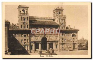 Old Postcard Roma Villa Medici