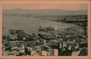 B577 Algeria Algiers port de l`Agha panorama