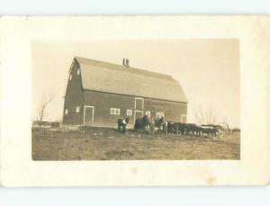 Old rppc BUILDING SCENE Architecture Postcard AB1100