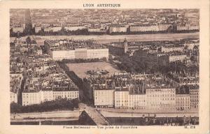 BR92873 lyon place bellecour vue prise de fourviere  france