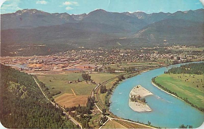 Air View of Libby MT Montana Chrome