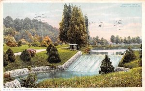 Cascade in Forest Park in Springfield, Massachusetts