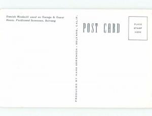 Unused Pre-1980 DANISH WINDMILL Solvang California CA E6044