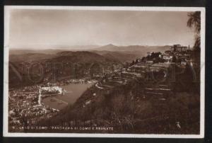 3100836 ITALY Lago di Como Panorama di Como e Brunate Old pc