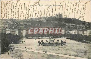 Postcard Old Lyon Place Bellecour