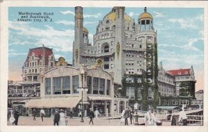 New Jersey Atlantic City Marlborough Hotel And Boardwalk 1923