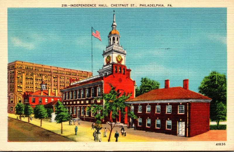 Pennsylvania Philadelphia Independence Hall 1944