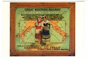 Maps of Cornwall and Italy, Great Western Railway, Women on Costume