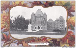 TORONTO, Ontario, Canada, 1900-1910's; Parliament Buildings