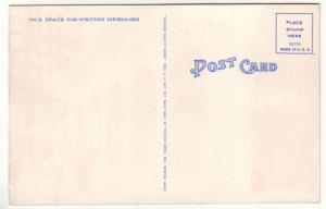 PC14 JLs postcard vintage u.s. post office st pete fl linen