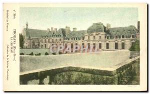 Old Postcard Thouars Chateau