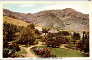Postcard Chautauqua Grounds in Boulder, Colorado