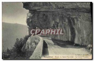 Old Postcard Dauphine road to Saint Pancras big Tunnel
