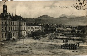 CPA GAP - Place du Lycée - Revue Militaire (454247)