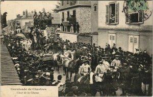 CPA Cavalcade de CHARTRES Char de la Chasse (809645)